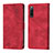 Funda de Cuero Cartera con Soporte Carcasa YB1 para Sony Xperia 10 IV Rojo