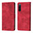 Funda de Cuero Cartera con Soporte Carcasa YB1 para Sony Xperia 5 IV Rojo