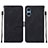 Funda de Cuero Cartera con Soporte Carcasa YB1 para Sony Xperia 5 V Negro