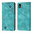 Funda de Cuero Cartera con Soporte Carcasa YB1 para Sony Xperia Ace III Verde