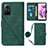 Funda de Cuero Cartera con Soporte Carcasa YB1 para Xiaomi Redmi Note 12S Verde