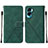 Funda de Cuero Cartera con Soporte Carcasa YB2 para Huawei Honor 90 Lite 5G Verde