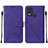 Funda de Cuero Cartera con Soporte Carcasa YB2 para Nokia C22 Morado