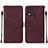 Funda de Cuero Cartera con Soporte Carcasa YB2 para Nokia C22 Rojo