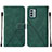 Funda de Cuero Cartera con Soporte Carcasa YB2 para Nokia G22 Verde