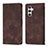 Funda de Cuero Cartera con Soporte Carcasa YB2 para Samsung Galaxy A24 4G Marron