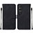 Funda de Cuero Cartera con Soporte Carcasa YB2 para Sony Xperia 1 V Negro