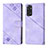 Funda de Cuero Cartera con Soporte Carcasa YB2 para Xiaomi Redmi Note 11 4G (2022) Morado