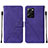 Funda de Cuero Cartera con Soporte Carcasa YB2 para Xiaomi Redmi Note 12 Pro Speed 5G Morado