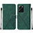 Funda de Cuero Cartera con Soporte Carcasa YB2 para Xiaomi Redmi Note 12 Pro Speed 5G Verde