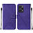 Funda de Cuero Cartera con Soporte Carcasa YB2 para Xiaomi Redmi Note 12 Turbo 5G Morado