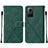 Funda de Cuero Cartera con Soporte Carcasa YB2 para Xiaomi Redmi Note 12S Verde