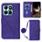 Funda de Cuero Cartera con Soporte Carcasa YB3 para Huawei Honor X8b Morado