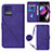 Funda de Cuero Cartera con Soporte Carcasa YB3 para Motorola Moto G 5G (2023) Morado