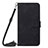 Funda de Cuero Cartera con Soporte Carcasa YB3 para Motorola Moto G53 5G Negro