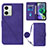 Funda de Cuero Cartera con Soporte Carcasa YB3 para Motorola Moto G54 5G Morado