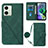 Funda de Cuero Cartera con Soporte Carcasa YB3 para Motorola Moto G54 5G Verde