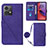 Funda de Cuero Cartera con Soporte Carcasa YB3 para Motorola Moto G84 5G Morado