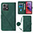 Funda de Cuero Cartera con Soporte Carcasa YB3 para Motorola Moto G84 5G Verde