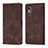 Funda de Cuero Cartera con Soporte Carcasa YB3 para Nokia C12 Marron