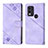 Funda de Cuero Cartera con Soporte Carcasa YB3 para Nokia C22 Morado