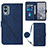 Funda de Cuero Cartera con Soporte Carcasa YB3 para Nokia X30 5G Azul