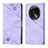 Funda de Cuero Cartera con Soporte Carcasa YB3 para Oppo Find X6 Pro 5G Morado