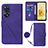 Funda de Cuero Cartera con Soporte Carcasa YB3 para Oppo Reno8 T 4G Morado