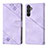 Funda de Cuero Cartera con Soporte Carcasa YB3 para Samsung Galaxy A34 5G Morado