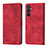 Funda de Cuero Cartera con Soporte Carcasa YB3 para Samsung Galaxy A34 5G Rojo