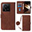 Funda de Cuero Cartera con Soporte Carcasa YB3 para Xiaomi Mi 13T 5G Marron