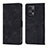 Funda de Cuero Cartera con Soporte Carcasa YB3 para Xiaomi Redmi Note 12 Turbo 5G Negro