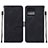 Funda de Cuero Cartera con Soporte Carcasa YB4 para Motorola Moto Edge 40 Pro 5G Negro