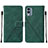 Funda de Cuero Cartera con Soporte Carcasa YB4 para Nokia X30 5G Verde