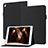 Funda de Cuero Cartera con Soporte Carcasa YX1 para Apple iPad 10.2 (2020) Negro