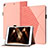 Funda de Cuero Cartera con Soporte Carcasa YX1 para Apple iPad 10.2 (2021) Oro Rosa