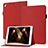 Funda de Cuero Cartera con Soporte Carcasa YX1 para Apple iPad 10.2 (2021) Rojo