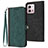 Funda de Cuero Cartera con Soporte Carcasa YX1 para Motorola Moto G Stylus (2023) 4G Verde