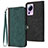 Funda de Cuero Cartera con Soporte Carcasa YX1 para Xiaomi Mi 13 Lite 5G Verde