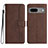 Funda de Cuero Cartera con Soporte Carcasa YX2 para Google Pixel 7 5G Marron