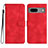 Funda de Cuero Cartera con Soporte Carcasa YX2 para Google Pixel 7 5G Rojo