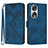 Funda de Cuero Cartera con Soporte Carcasa YX2 para Huawei Honor 90 5G Azul