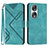 Funda de Cuero Cartera con Soporte Carcasa YX2 para Huawei Honor 90 5G Verde