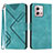 Funda de Cuero Cartera con Soporte Carcasa YX2 para Motorola Moto G Stylus (2023) 4G Verde