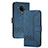 Funda de Cuero Cartera con Soporte Carcasa YX2 para Nokia C300 Azul