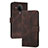 Funda de Cuero Cartera con Soporte Carcasa YX2 para Nokia C300 Marron