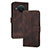 Funda de Cuero Cartera con Soporte Carcasa YX2 para Nokia X10 Marron