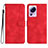 Funda de Cuero Cartera con Soporte Carcasa YX2 para Xiaomi Mi 12 Lite NE 5G Rojo