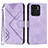 Funda de Cuero Cartera con Soporte Carcasa YX3 para Motorola Moto Edge 40 5G Morado