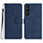 Funda de Cuero Cartera con Soporte Carcasa YX3 para Sony Xperia 1 V Azul